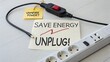 © MUHAMMAD ANIS - Save energy unplug power strip with red switch
