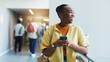 © DavidsPrime/peopleimages.com - University, student and happy woman with cellphone, thinking and email for test results. Funny, college and person with smartphone, choice and app for scholarship, problem solving or higher education