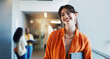 © DavidsPrime/peopleimages.com - Portrait, student or woman in college with tablet for fashion degree, academic growth or creativity. Happy, person or scholar in university with tech for design course, knowledge or higher education.
