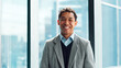 © FlexOn/peopleimages.com - Journalist, portrait or man in agency with smile, experience or pride in media job. Happy, professional or male person in newsroom with confidence, press or career growth in publishing industry.