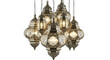 © ARgraphic - Exquisite ornamental lamps in arabesque style, perfect for home decor, transparent background, PNG