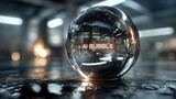 AI Bubble Reflected in a Crystal Ball Forecasting Tech Futures