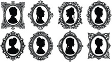 Woman Vintage Victorian Silhouette Free Stock Photo - Public Domain ...