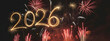 © Sorf - Sparkling 2026 new year design with fireworks display perfect for celebrations and festive occasions