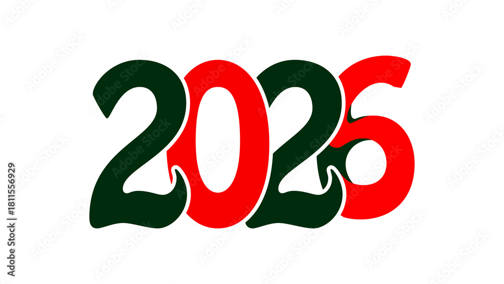 Ilustração 2025 to 2026 theme: Happy New Year 2026 illustration in PNG ...