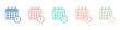 © Faizal - Schedule Icon Set Multiple Style Collection