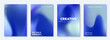 © Plexel - Vector abstract background collection in A3 size uses an easy-to-use editable gradient mesh with a modern texture in deep and light blue, perfect for corporate covers, brochures, and brand identity