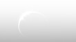 © Dipak Stocks - Bright white partial circle halo light effect or curved glowing ring on a soft gray transparent background.