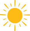 © Burhad - Bold Yellow Sun Shape Vector Icon