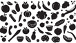 © kazi - Fresh produce seamless pattern for healthy eating designs, a versatile backdrop for culinary projects, food blogs, and nutrition-focused content