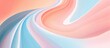 © Hot - Pastel lines in soft kinetic motion, flowing ribbons, harmonious curves, smooth airy shapes, gradient transitions between warm peach, light lavender