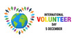 © Arfan - Celebrate International Volunteer Day on December 5th with collaborative global community impact, promoting teamwork, unity, and social responsibility worldwide