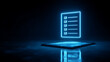 © 202studio - Holographic check list floating over tablet