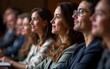 © lin - Diverse Audience Attentively Listening at a Conference Event. High quality
