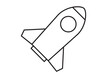© tedybee - シンプルな宇宙船のアイコン