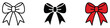 © MdNurul - Bowknot icon vector. Festive bows for holiday symbol. vector illustration.