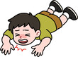 © 현정 이 - 앞으로 고꾸라져 턱을 다친 아이