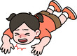 © 현정 이 - 앞으로 고꾸라져 턱을 다친 아이