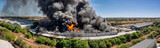 Major Industrial Blaze, Huge Factory Fire Incident Highlighting Severe Insurance Risk and Property Destruction,