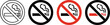 © Emongrapic - No smoking sign collection