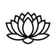 © Mansura - Lotus flower vector illustration isolated on transparent background