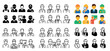 © Eric - Worker icon set with diverse professions and tools