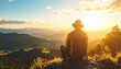 © ZIA CREATIVE - Scenic mountain peak view captured by a traveler enjoying a peaceful summit moment that highlights the essence of travel and modern tourism experiences.