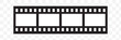 © Daishin - Film strip showing ten empty movie frames