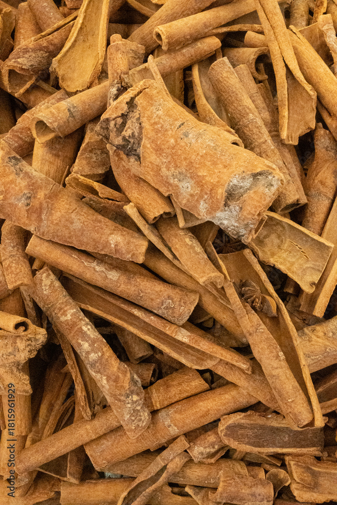 close up of cinnamon