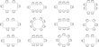 © Mounir - A versatile collection of vector line icons depicting various furniture arrangements with tables and chairs from a top-down plan view