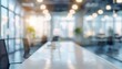© Gophotograph - Modern Office Interior Conference Meeting Room with Blurred Background and Natural Light from Low Angle