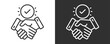 © AGE - Trust Icon Set Vector Collection Isolated In Black And White