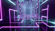 © BestFootageFirst - Abstract neon pathway tech glowing corridor