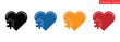 © Welcome - Colorful heart puzzle pieces unite, love and connection vector,'Puzzle Love logo interlocking puzzle pieces forming a heart. Represents connection and relationships.