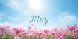 © ArtificialHorizons - A calendar with a May display, used as a background for scheduling or planning purposes