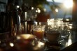 © Asier - Blurred kitchen breakfast scene with warm silhouettes