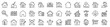© SkyLine - Set of 36 outline icons related to houses. Linear icon collection. Editable stroke. Vector illustration