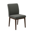 © mdnahidkha23 - Modern upholstered dining chair with wooden legs isolated on transparent background