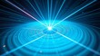 © mingfu - Concentric magnetic field lines of pure light warping space around a laser beam.