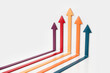 © Sondem - Colorful Upward Arrows Symbolizing Growth and Progress
