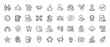 © PixeloAI - Verification and approval line icon set. Vector pictograms of documents, users, handshakes, timestamps, security shields, shopping carts, and cloud storage, thin linear illustration.