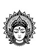 © Abdul Rahim - Hindu Goddess or Bodhisattva Face Icon