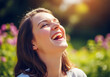 © Lumina Frame - A portrait of a cheerful person enjoying a sunny day, showcasing genuine happiness