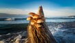 © Orion - Mushroom On A Tree Washed Off By The Ocean