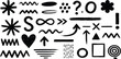© scar - Hand-drawn Abstract Elements Marks, Arrows, Shapes, and Symbols