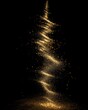 © grey - Upward spray of gold sparks forming fountain-style fireworks.