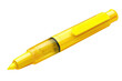 © erlandho - Bright yellow highlighter with a transparent ink reservoir