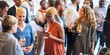 © Rawpixel.com - Diverse group at a social event, mingling and enjoying drinks. People of various ethnicities and genders are engaged in lively conversation and networking. Diverse people mingle at a social event.