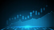 © aditya - stocks market investment trading background with candlestick chart