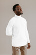 © Rawpixel.com - Turtleneck shirt png transparent mockup, men's fashion
